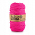 Cordons tressé coton 5 mm, 100 m, couleur fuchsia 110