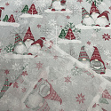 Vianočný vzor bavlnenej látky 1446, metráž 160 cm