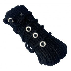 Corde coton-polyester 9 mm x 25 m, Noir Corde coton-polyester 9 mm x 25 m, Noir