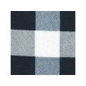 Bavlněná flanelová látka vzor kostka černá  4x4 cm 