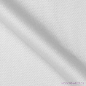 Tissu sergé de polycoton, 240 g/m², largeur 150 cm, au mètre, blanche Tissu sergé de polycoton, 240 g/m², largeur 150 cm, au mètre, blanche