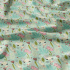Tissu coton au métre imprimé Moutons couleur menthol 124