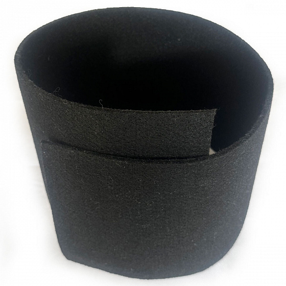 Feutrine technique 5 mm, 750 g/m², largeur 150 cm, noir