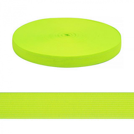 Lemovací proužek  PES 20 mm  barva neo žlutá