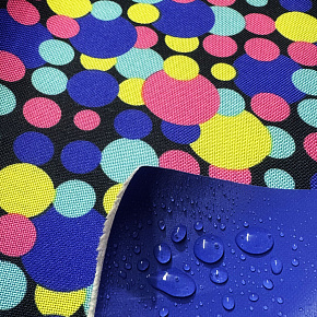 Tissu extérieur Imperméable PVC Codura 600D, 360 g/m², 150 cm, Balles