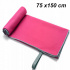 Serviette de sport à séchage rapide 75x150 en microfibre, couleur rose