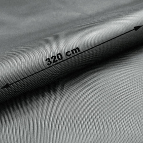 Tissu Oxford Téflon déperlant, 165 g/m², largeur 320 cm, couleur Grise