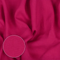 Tkanina lniana naturalna Oskar kolor Fuksija 265 gr
