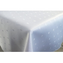 Nappe déperlante Rhombe, 140x180 cm, couleur Blanche,  anti tache
