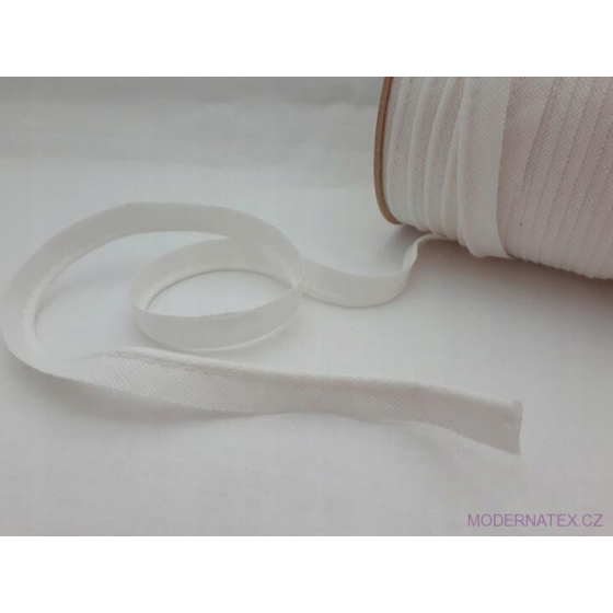 Passepoil coton couleur blanche 101