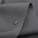 Voile d’ombrage rectangulaire 3x4 m, Oxford 165 g/m², protection contre le soleil avec protection UV, gris