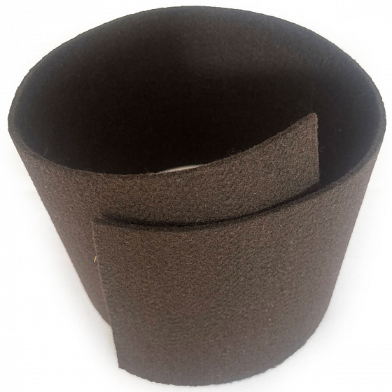 Feutrine technique 4 mm, 550 g/m², largeur 155 cm, marron