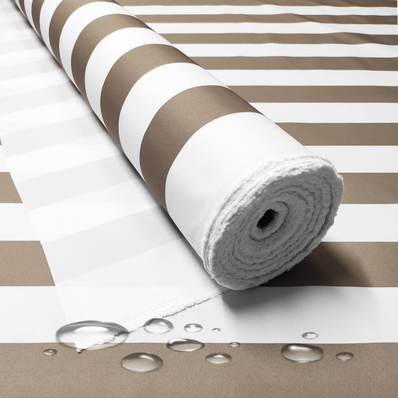 Vodu odpuzující látka barva PROUŽKY CAPPUCCINO