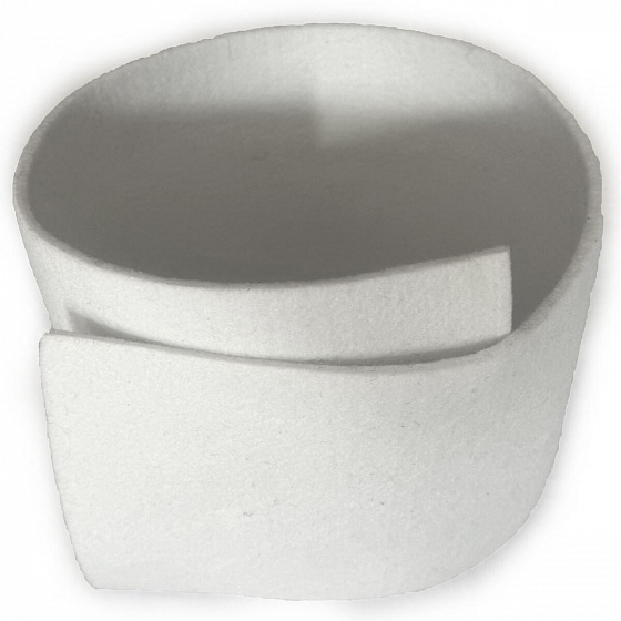 Feutrine technique 5 mm, 750 g/m², largeur 150 cm, blanche