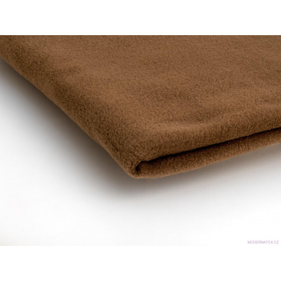 Látka Micro fleece barva toffi 32