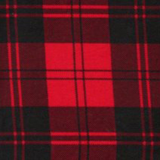 Bavlněná flanelová látka vzor kostka červená 8x8 cm 