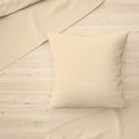Tissu en coton uni au mètre, 125 g/m², largeur 160 cm, biege