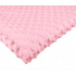 Tissu minky dot, 300 gr/m2, largeur 160 cm, rose