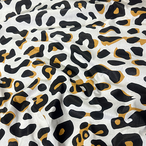 Tissu en coton uni au mètre, 125 g/m², largeur 160 cm, Léopard 