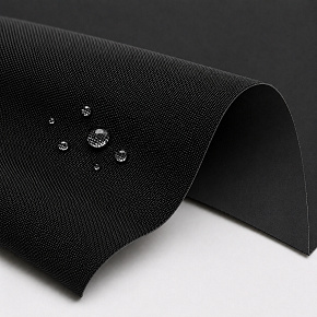 Tissu extérieur imperméable PVC Codura 600D, 360 g/m², 150 cm, Noir Tissu extérieur imperméable PVC Codura 600D, 360 g/m², 150 cm, Noir