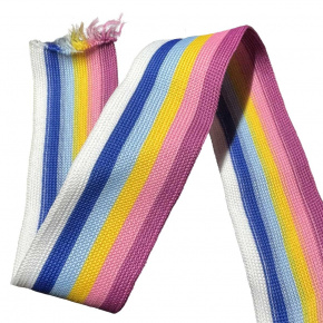 Ruban à rayures 30 mm couleur Rose Mix - 05 Ruban à rayures 30 mm couleur Rose Mix - 05