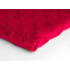 Tissu minky coeurs, 330 gr/m2, largeur 160 cm, rouge