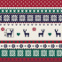 Tissus en coton de Noël au mètre, 160 cm motif Noël 014