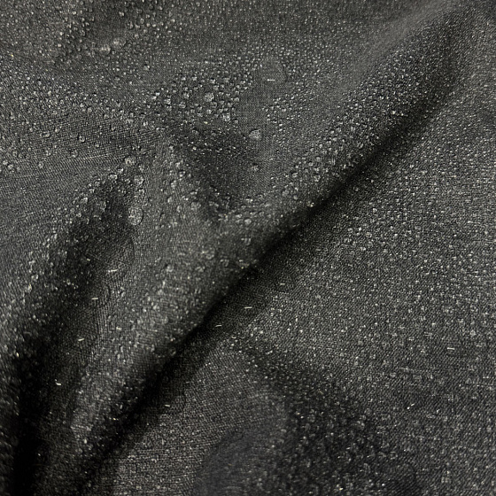 Vodu odpuzující látky, Oxford, šíře 150 cm, Denim Grafit