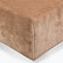 Drap microflanelle couleur marron 140x200