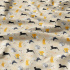 Tissu coton au métre imprimé Chats Milk couleur biege