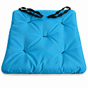 Coussin d'assise de jardin Oxford turquoise, 40 × 40 cm