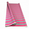 Tissu d'extérieur pour transats et hamacs de jardin, gris-rose, 5 cm