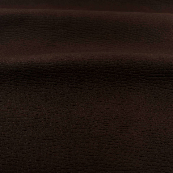 Eco-leather Largo Chocolate, upholstery fabric on a backing, coarse, by the meter