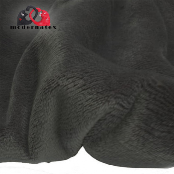 Minky  mikroplyš jednobarevné barva ČERNÁ