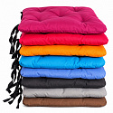 Coussin d'assise de jardin Oxford marrone, 40 × 40 cm