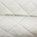 Le cuir écologique POINTU 5X5 cm couleur blanche