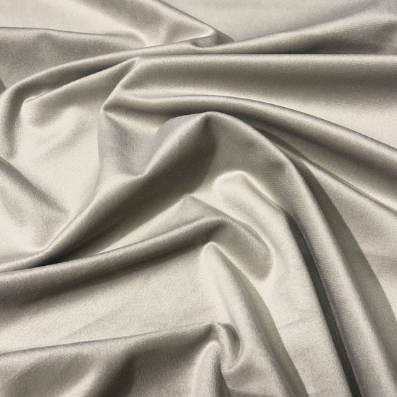 Velurová potahová látka, Velluto, Kremová