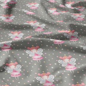 Dessin d'un leurre en coton Malenka sur gris Dessin d'un leurre en coton Malenka sur gris