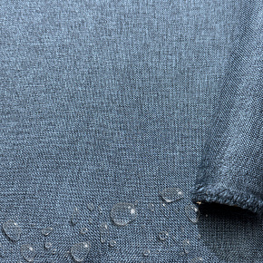 Tissu imperméable imitation lin, 220 g/m², 160 cm, Bleu Marine Tissu imperméable imitation lin, 220 g/m², 160 cm, Bleu Marine