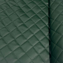 Ekokůže prošívaná ultrazvukem, barva tmavě zelená, metráž