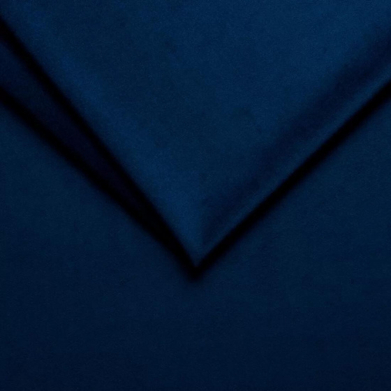 Tissu d'ameublement velours Tiffany est super doux et lisse, Pet Proof, Navy