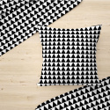 Tissu en coton uni au mètre, 125 g/m², largeur 160 cm, Triangulair noir 
