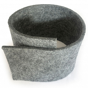 Feutrine technique 9 mm, 1200 g/m², largeur 160 cm, gris Feutrine technique 9 mm, 1200 g/m², largeur 160 cm, gris