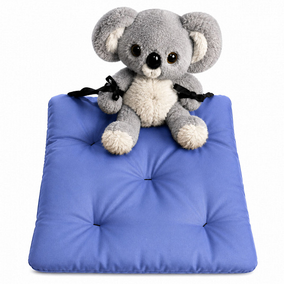 Coussin de jardin imperméable Oxford de couleur bleu clair, 40 × 40 cm