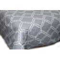 Linge de lit en crêpe avec fermeture éclair, couleur Gris, 140x200 cm