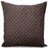 Housse de coussin micropeluche 40X40 cm, Marron