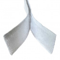 Bande adhésive auto-agrippante crochet et boucle Blanche, longueur 25 cm, largeur 100 mm