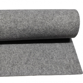 Feutrine technique 4 mm, 550 g/m², largeur 165 cm, gris