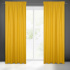 Rideau occultant galon fronceur couleur moutarde 135X270 cm