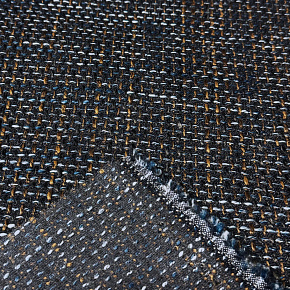 Tissu d'ameublement NEVADA 14 Bleu-Brown Tissu d'ameublement NEVADA 14 Bleu-Brown